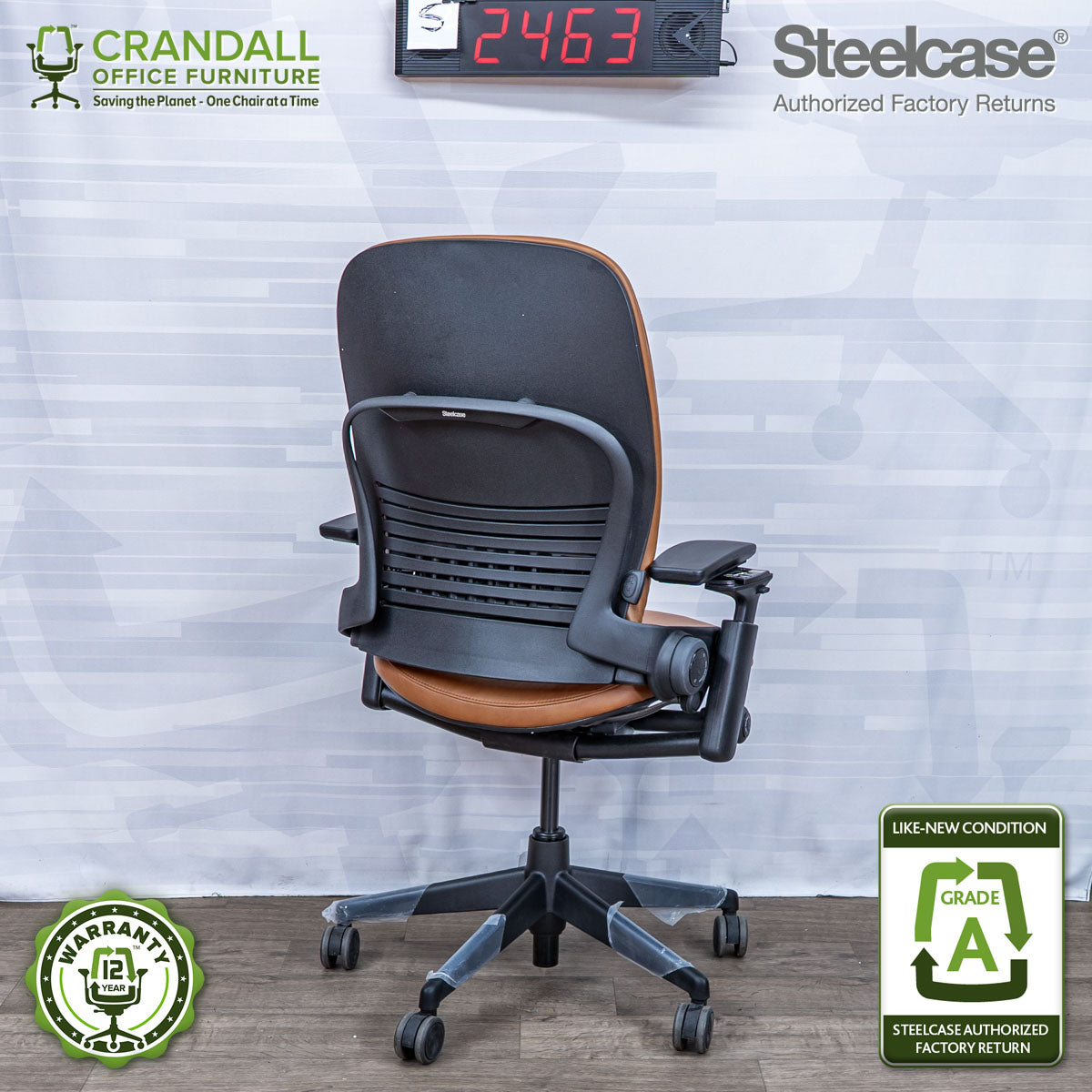 S-2463 - Steelcase V2 Leap - Grade A