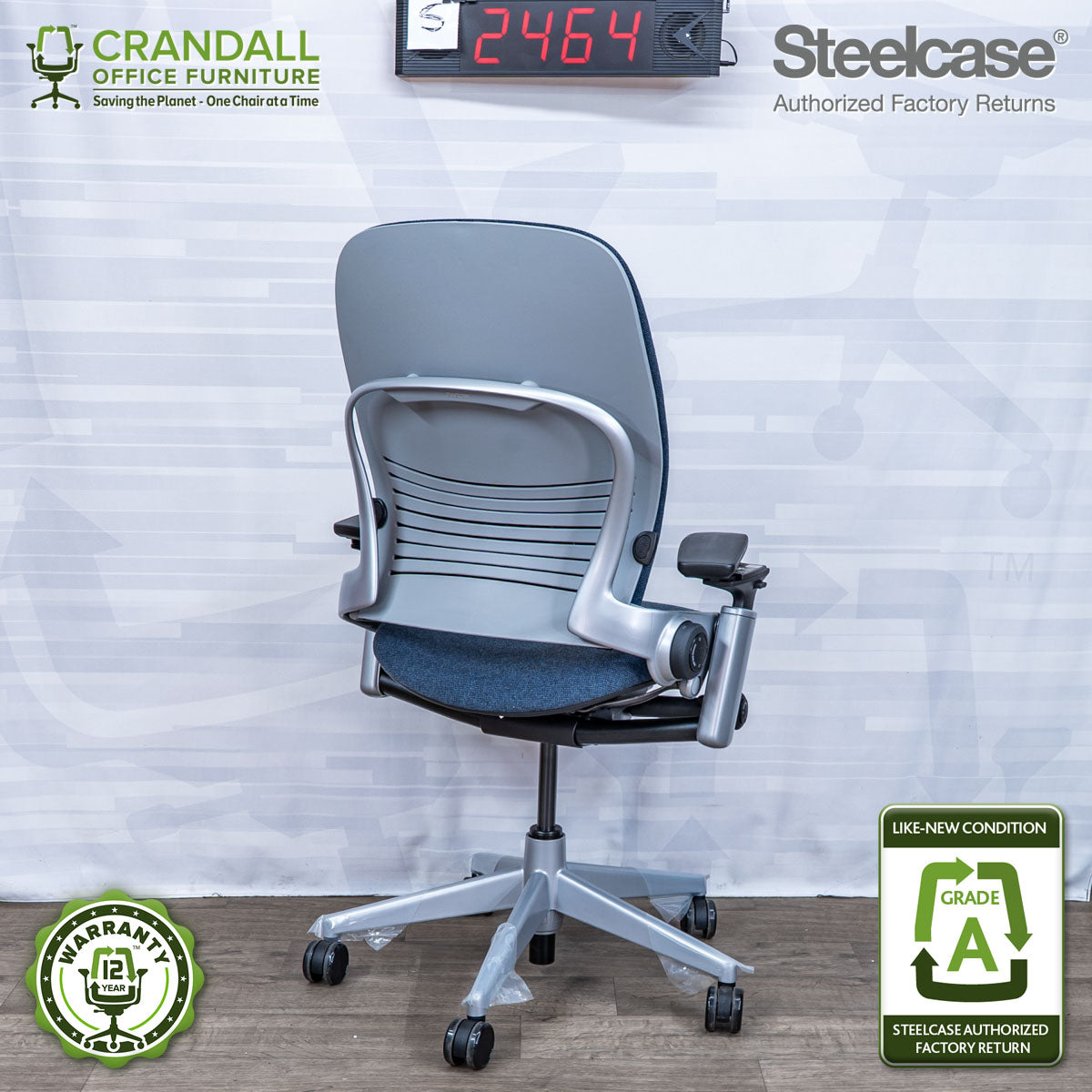 S-2464 - Steelcase V2 Leap - Grade A