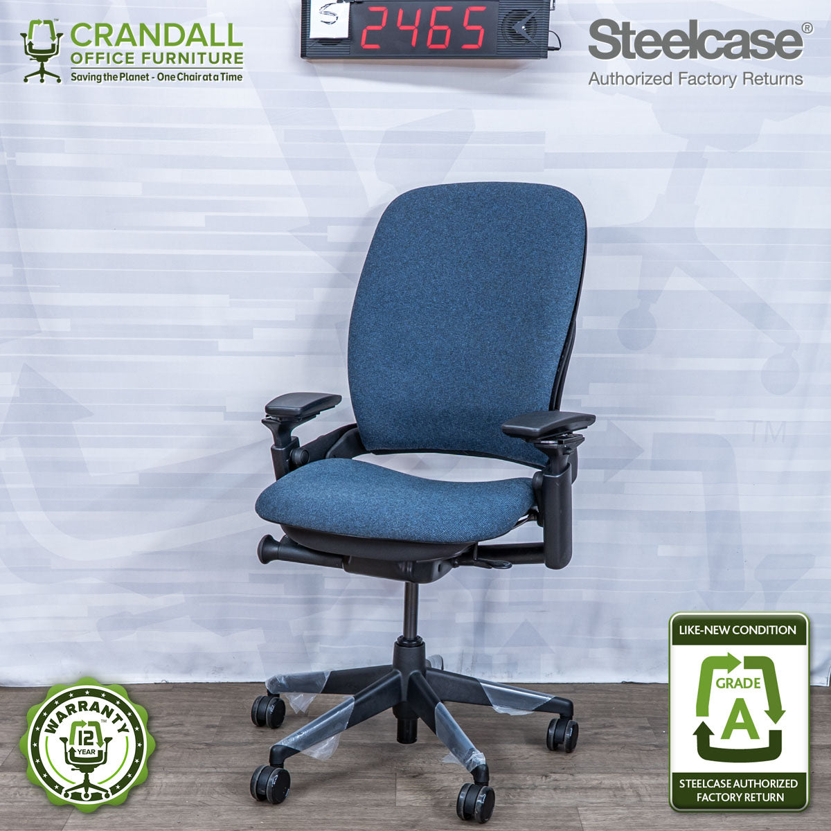 S-2465 - Steelcase V2 Leap - Grade A