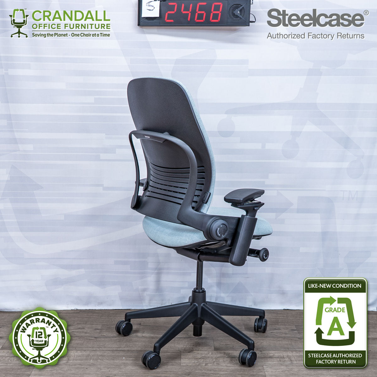 S-2468 - Steelcase V2 Leap - Grade A