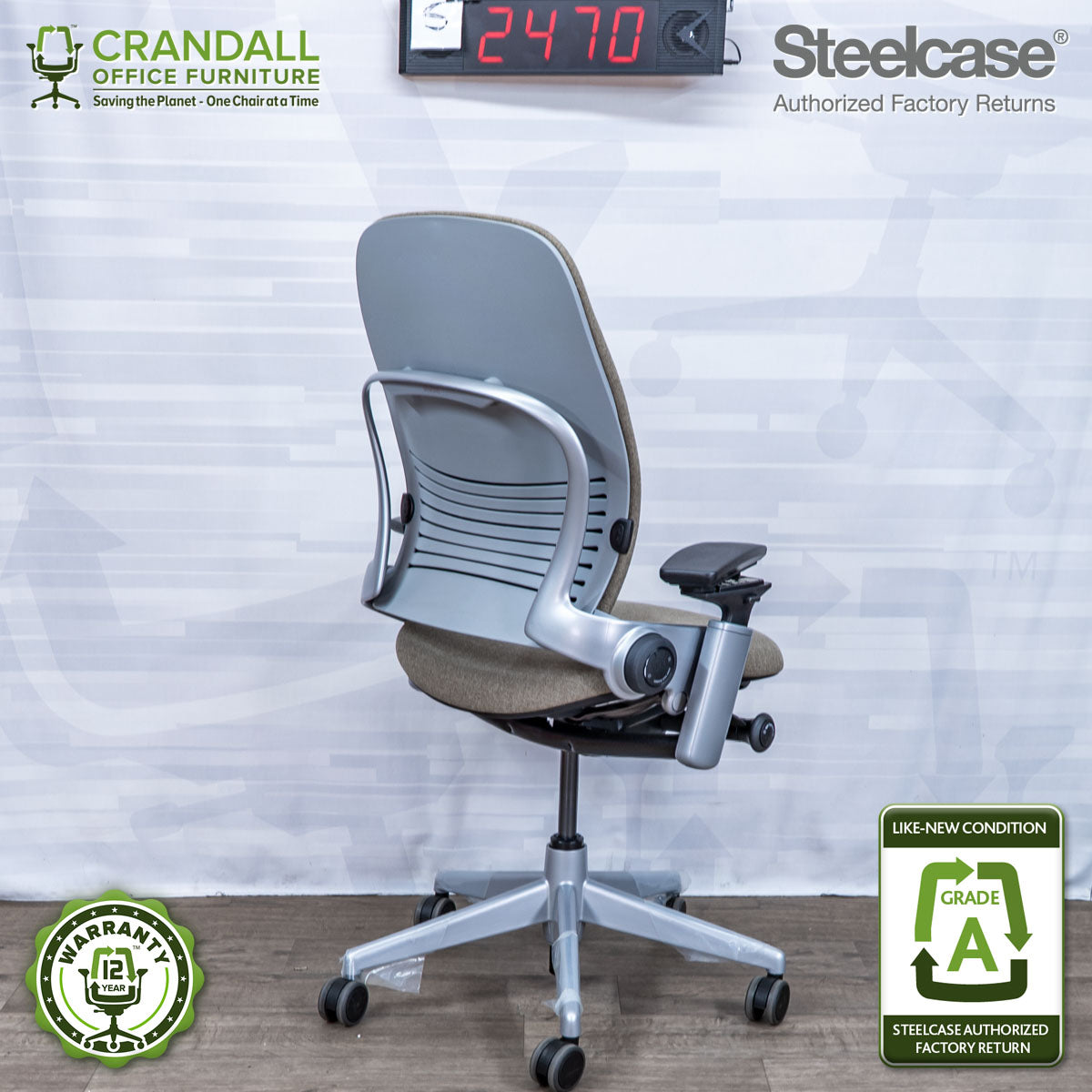 S-2470 - Steelcase V2 Leap - Grade A