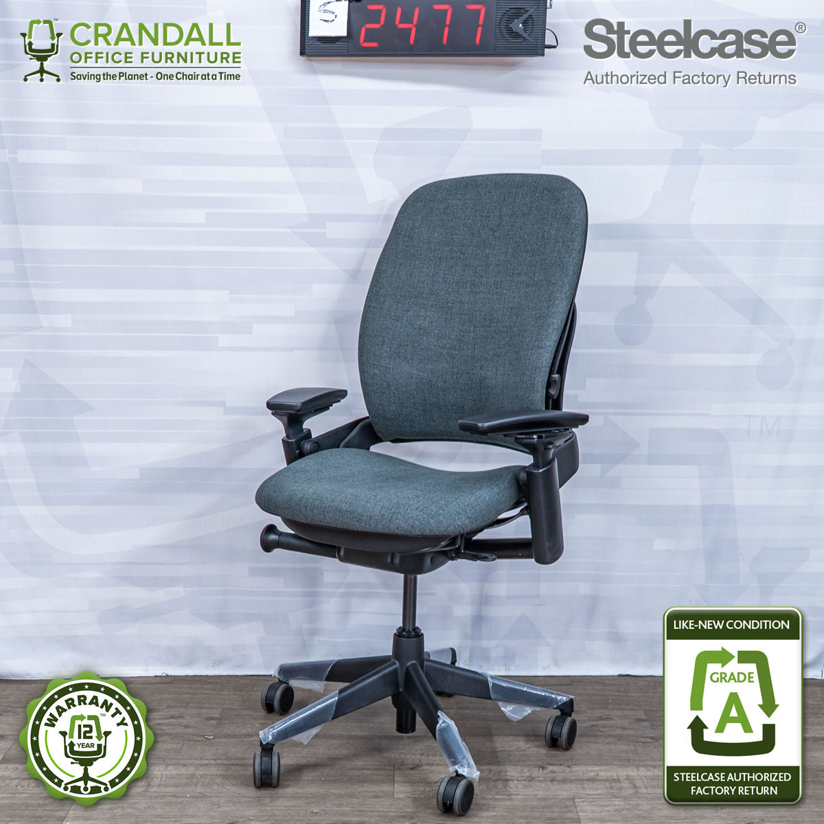 S-2477 - Steelcase V2 Leap - Grade A