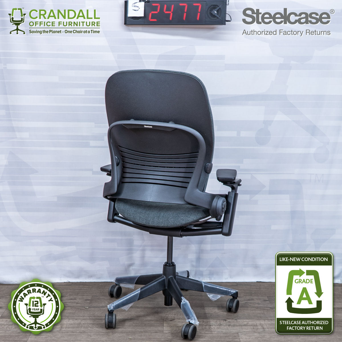 S-2477 - Steelcase V2 Leap - Grade A