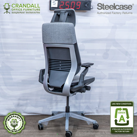 S-2509 - Steelcase Gesture with Headrest - Grade A
