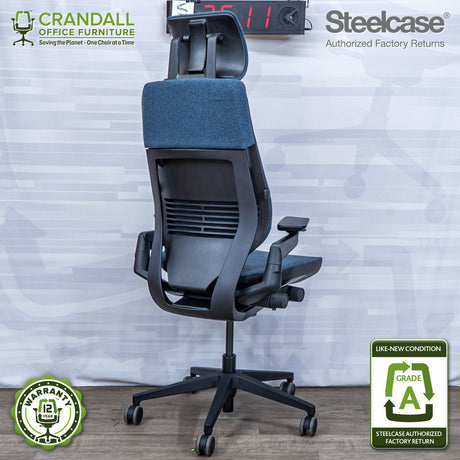 S-2511 - Steelcase Gesture with Headrest - Grade A