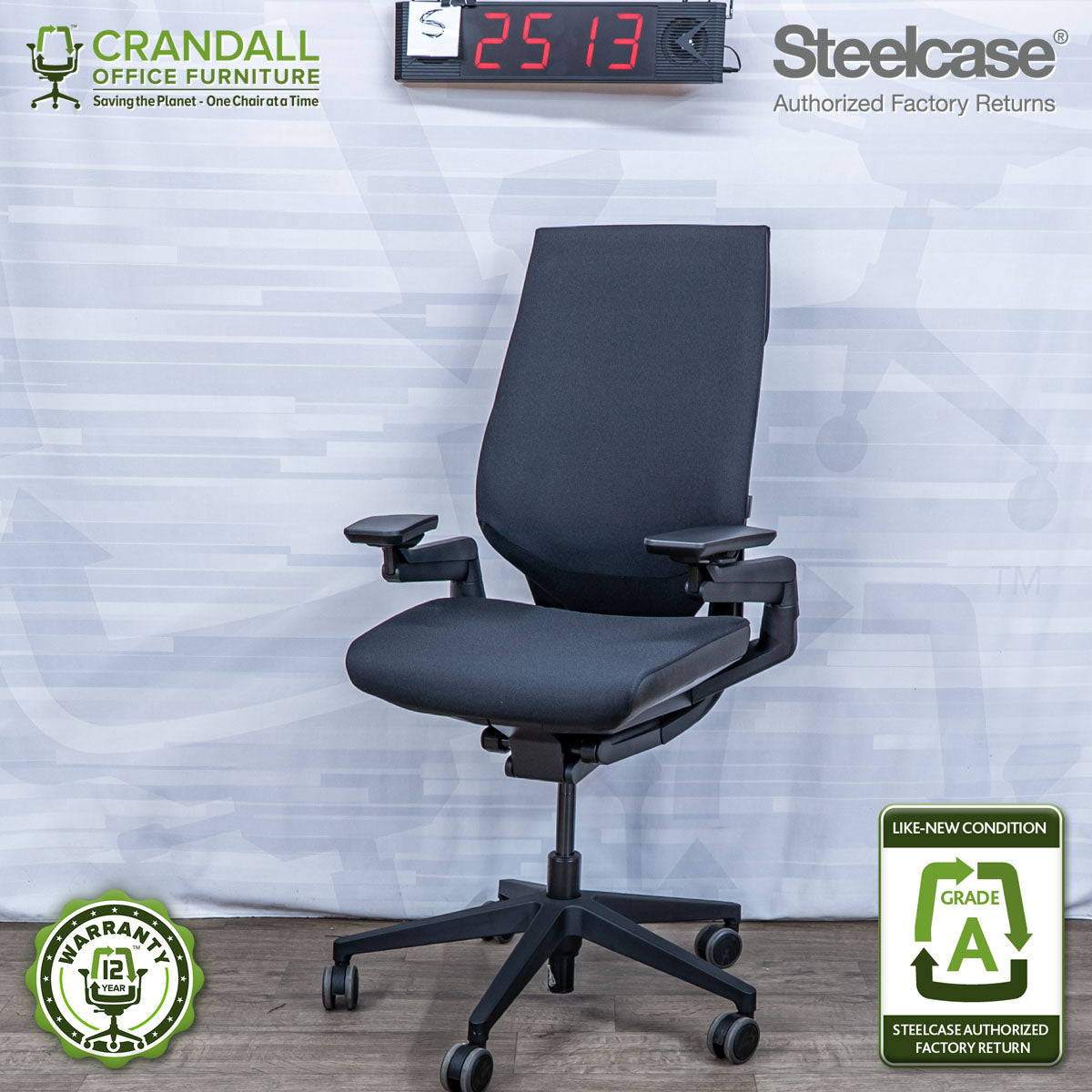 S-2513 - Steelcase Gesture - Grade A