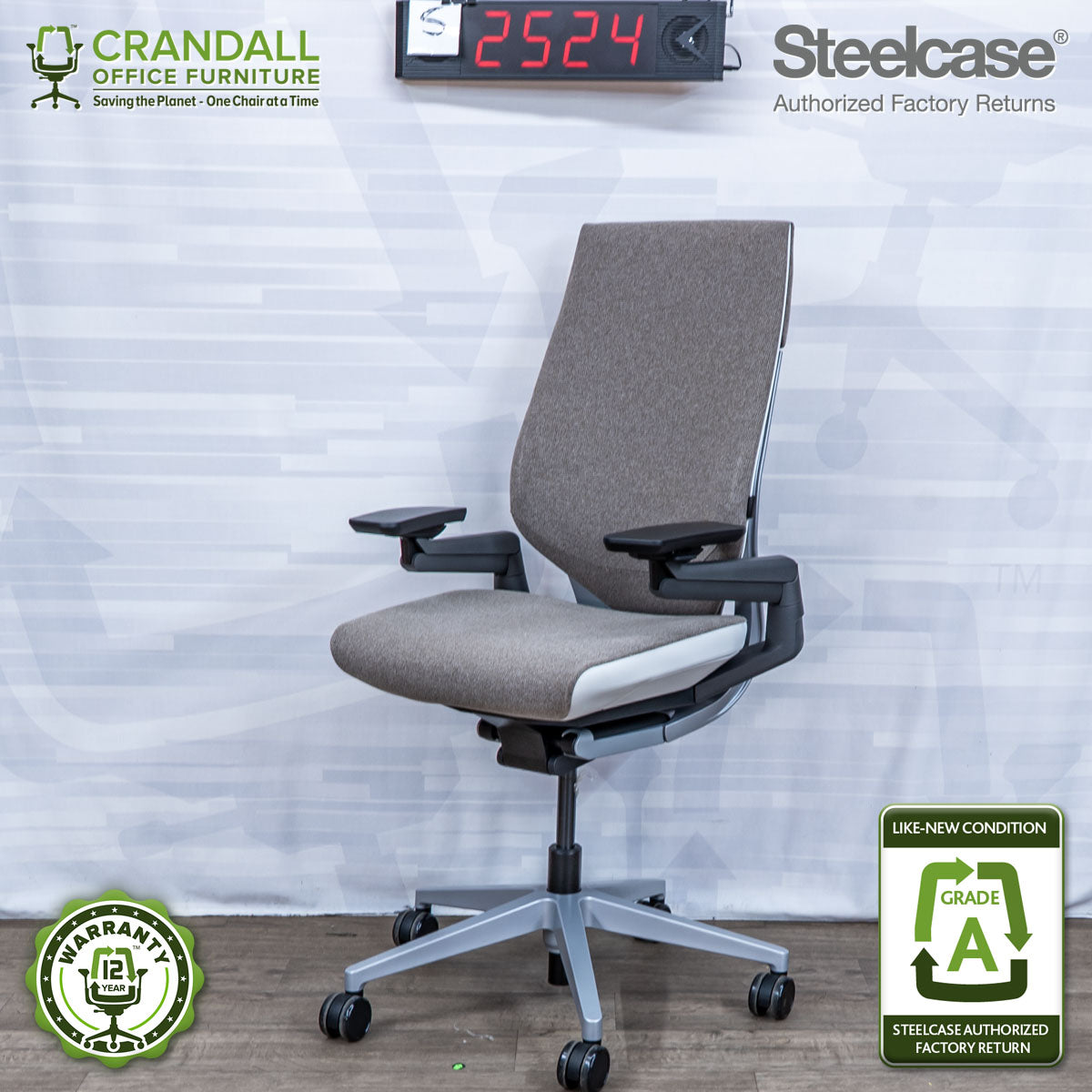 S-2524 - Steelcase Gesture - Grade A