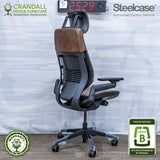 S-2529 - Steelcase Gesture with Headrest - Grade B
