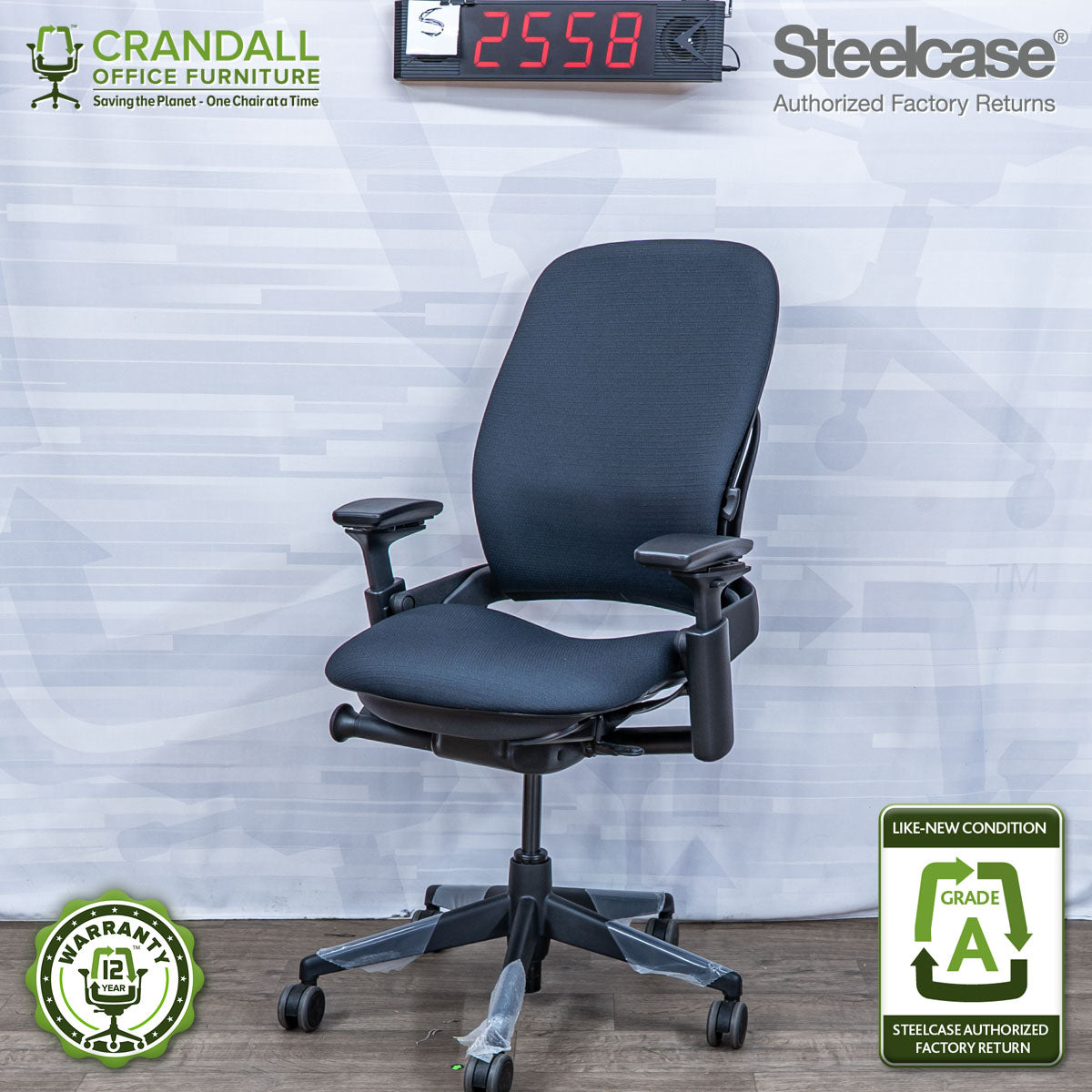 S-2558 - Steelcase V2 Leap - Grade A