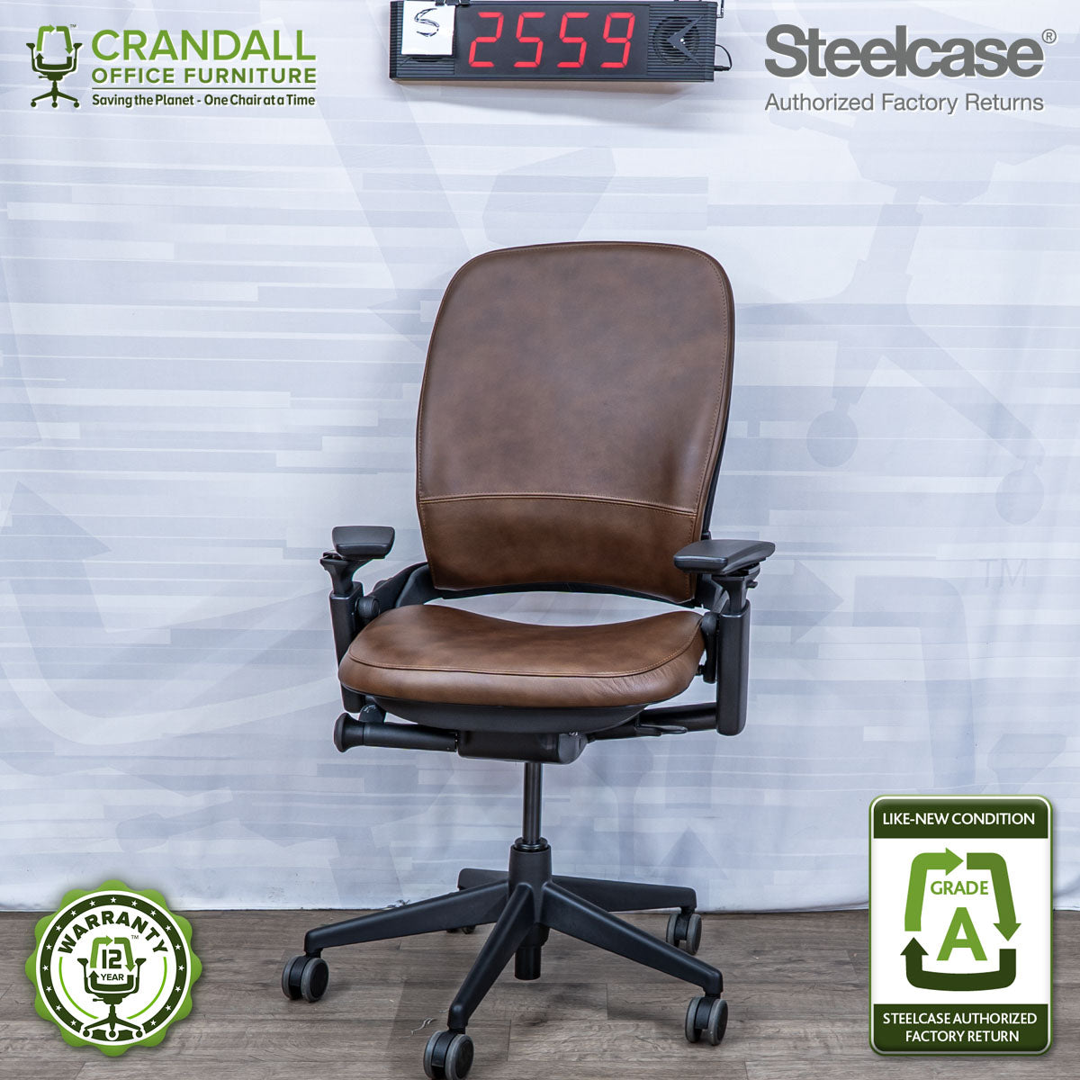 S-2559 - Steelcase V2 Leap - Grade A