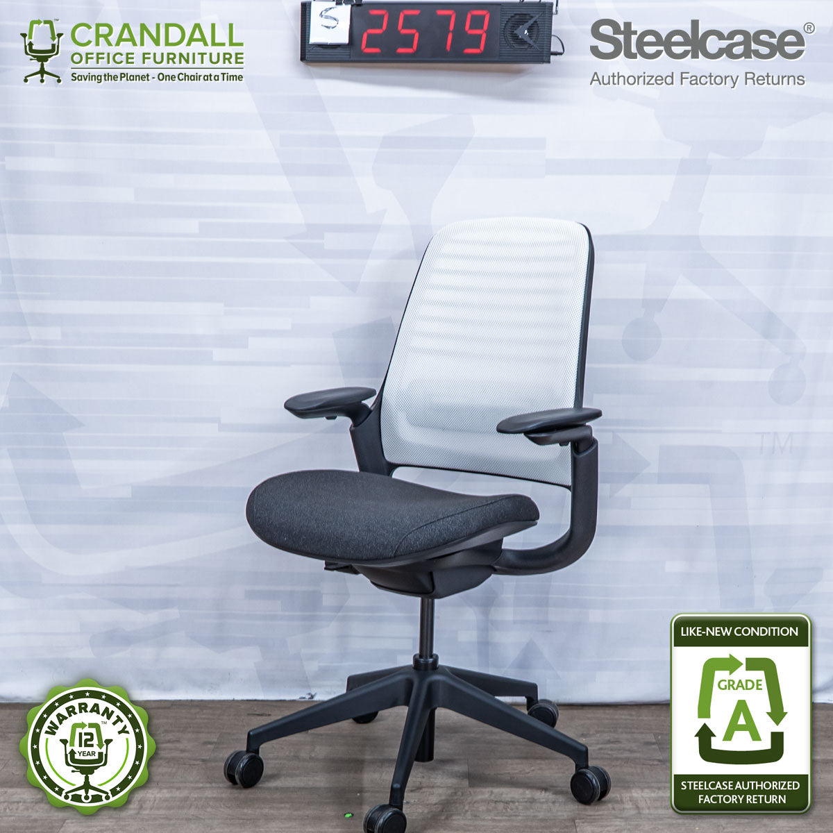 S-2579 - Steelcase Series 1 - Grade A – Crandall Office Furniture
