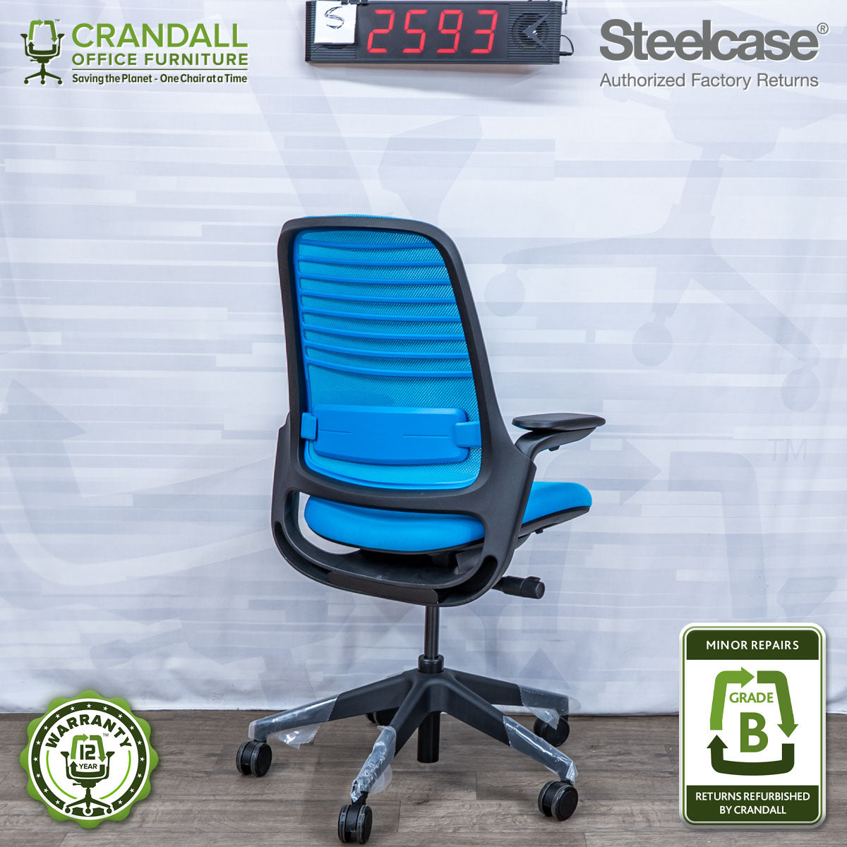 S-2593 - Steelcase Series 1 - Grade B – Crandall Office Furniture