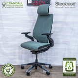S-2604 - Steelcase Gesture with Headrest - Grade A