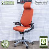 S-2617 - Steelcase Gesture with Headrest - Grade A