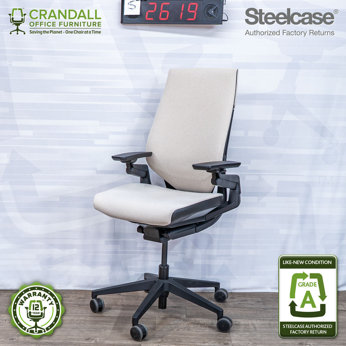 S-2619 - Steelcase Gesture - Grade A
