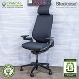 S-2633 - Steelcase Gesture with Headrest - Grade B