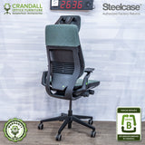 S-2636 - Steelcase Gesture with Headrest - Grade B