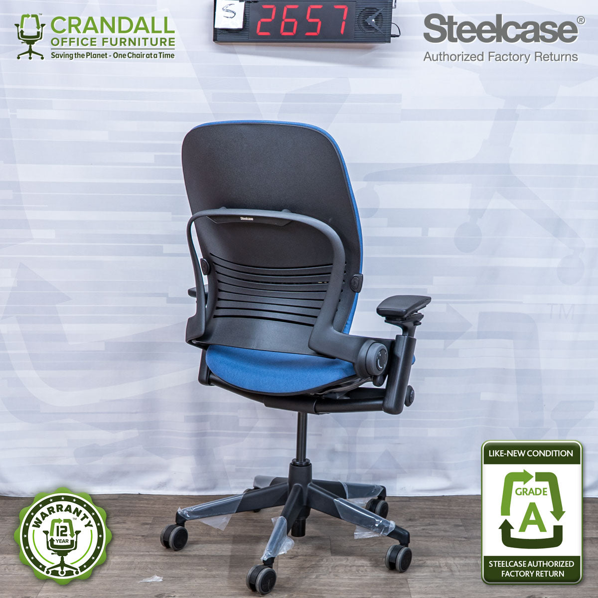 S-2657 - Steelcase V2 Leap - Grade A