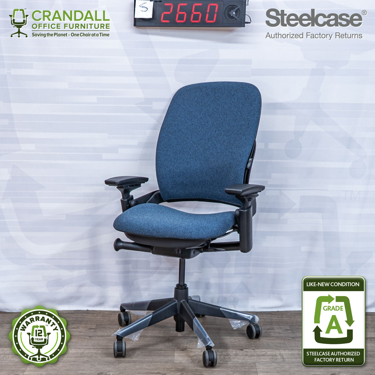 S-2660 - Steelcase V2 Leap - Grade A