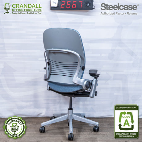 S-2667 - Steelcase V2 Leap - Grade A