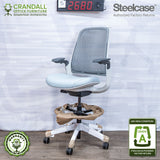 S-2680 - Steelcase Series 1 with Coat Rack - Grade A