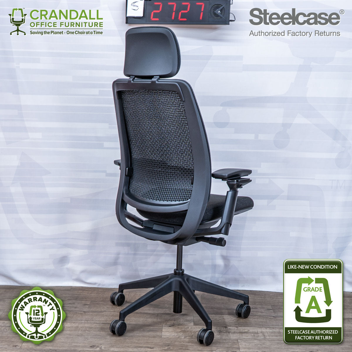 S-2727 - Steelcase Series 2 with Headrest - Grade A