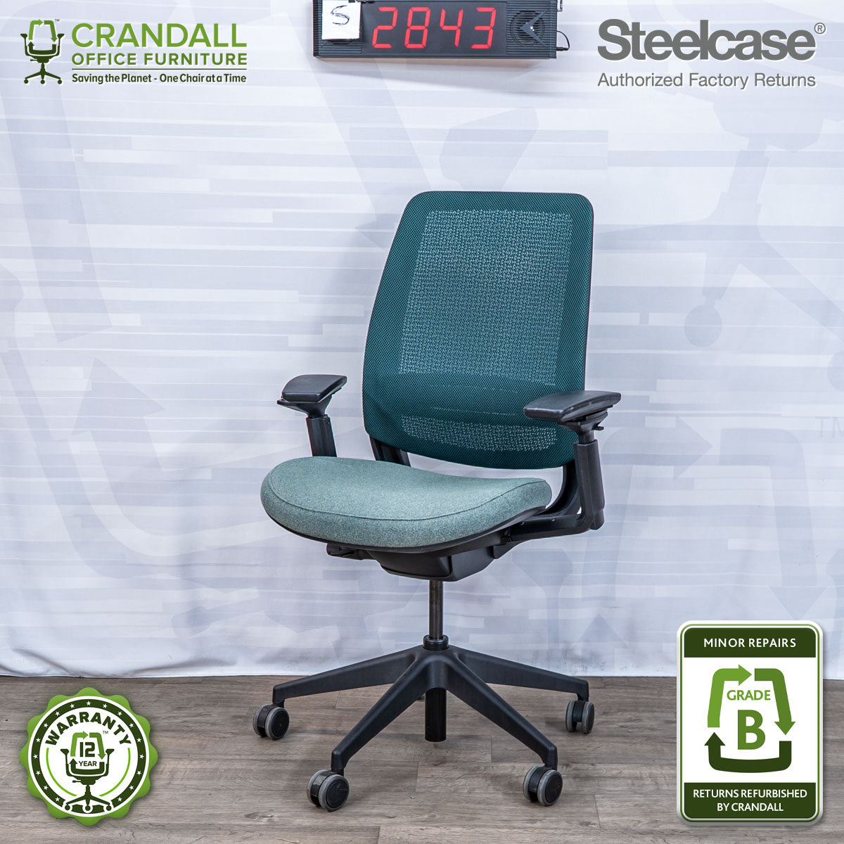 S-2843 - Steelcase Series 2 - Grade B – Crandall Office Furniture