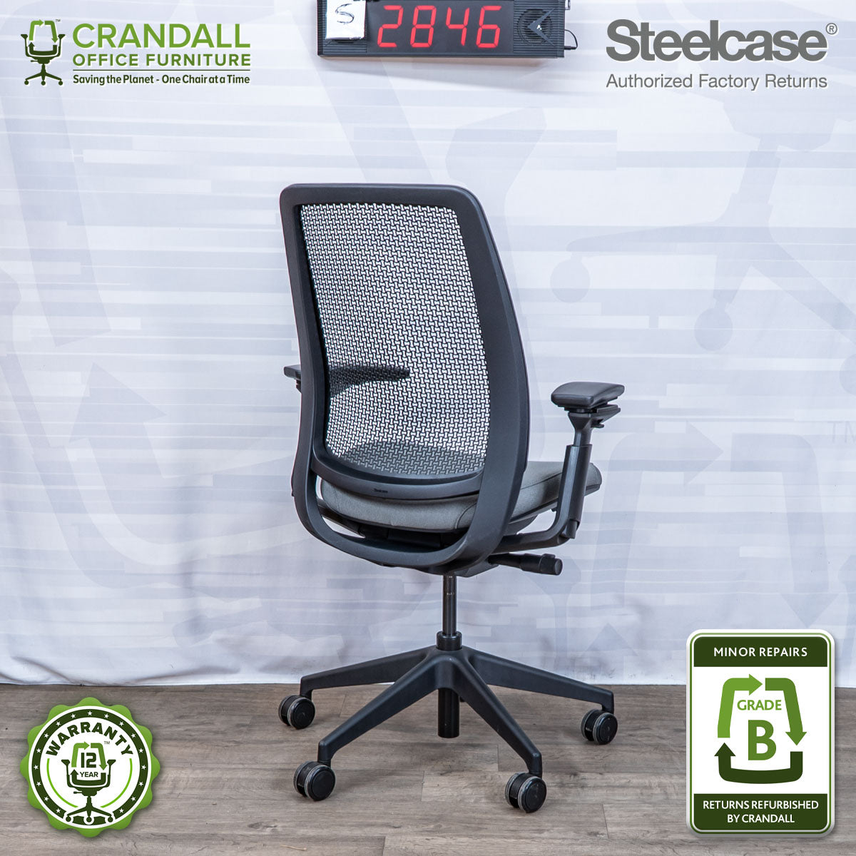 S-2846 - Steelcase Series 2 - Grade B
