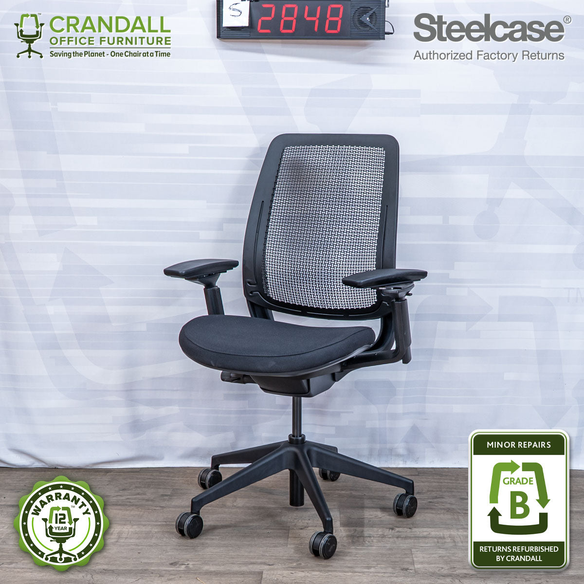 S-2848 - Steelcase Series 2 - Grade B