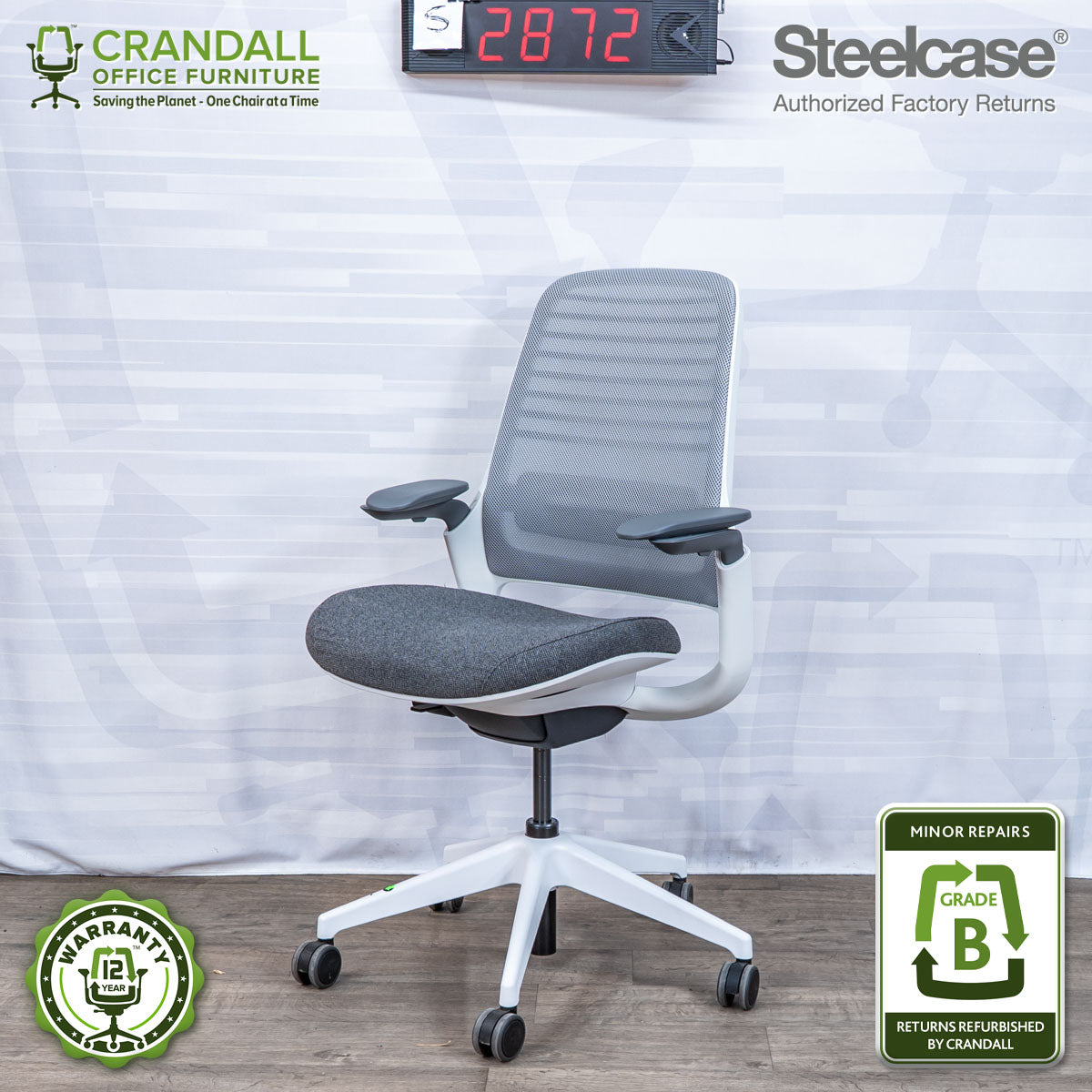 S-2872 - Steelcase Series 1 - Grade B – Crandall Office Furniture