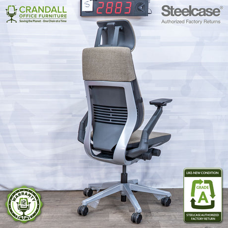 S-2883 - Steelcase Gesture with Headrest - Grade A