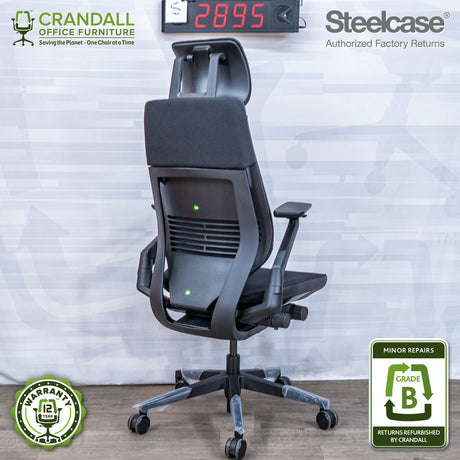 S-2895 - Steelcase Gesture with Headrest - Grade B