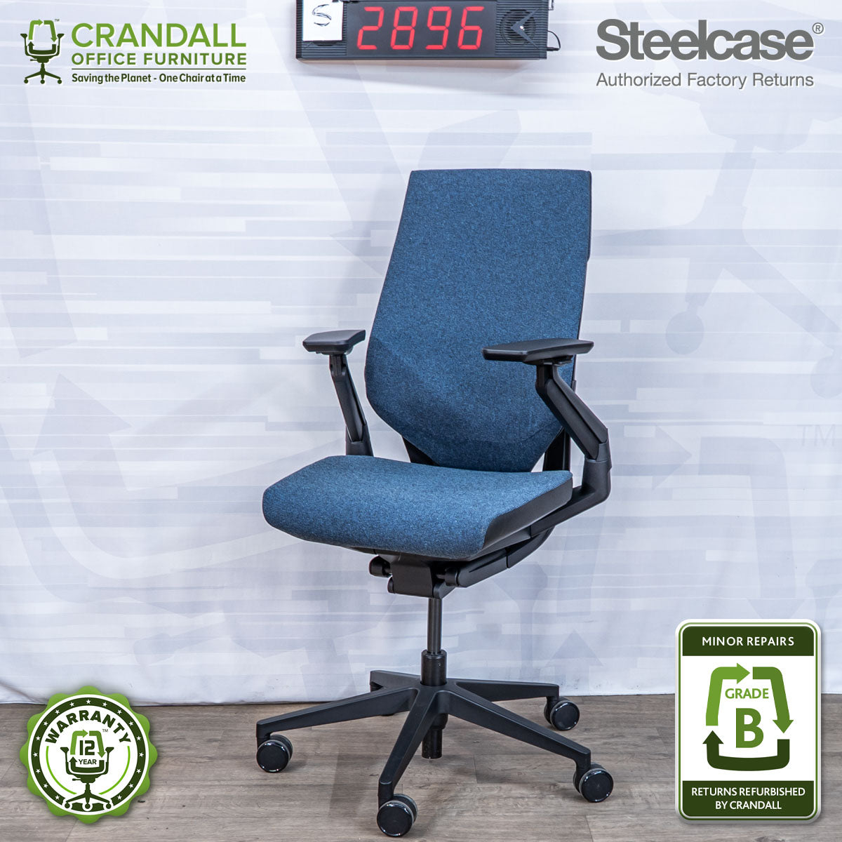S-2896 - Steelcase Gesture - Grade B