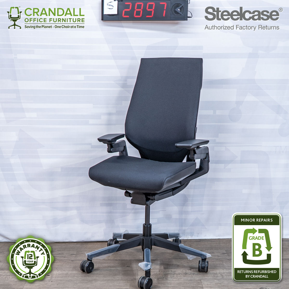 S-2897 - Steelcase Gesture - Grade B
