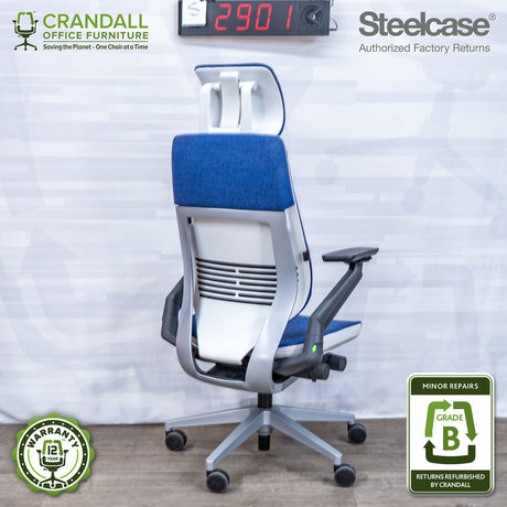 S-2901 - Steelcase Gesture with Headrest - Grade B