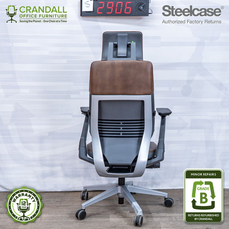 S-2906 - Steelcase Gesture with Headrest - Grade B