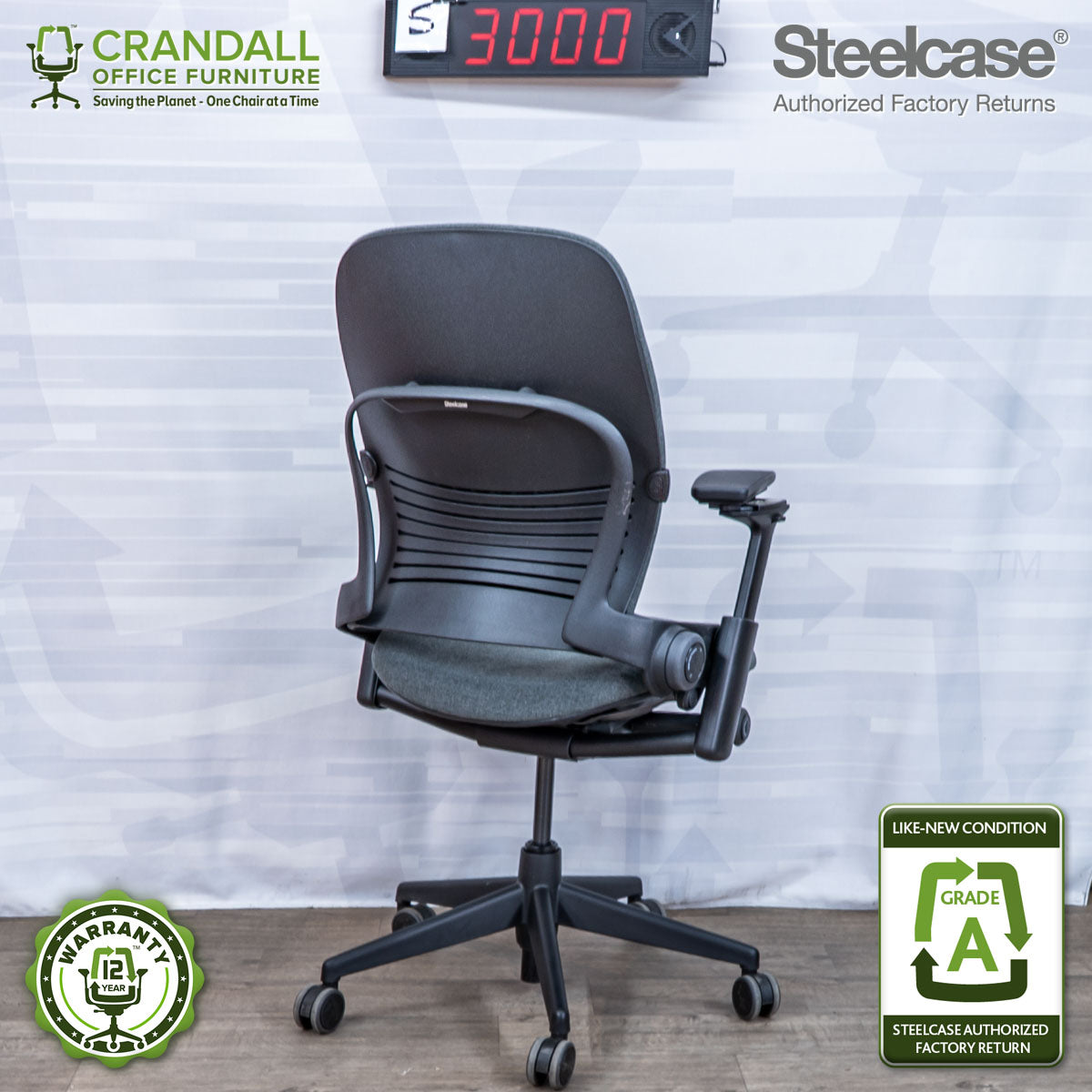 S-3000 - Steelcase V2 Leap - Grade A