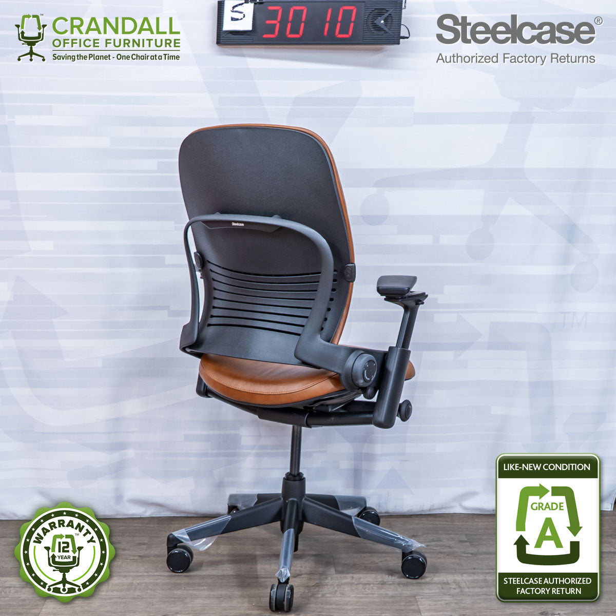 S-3010 - Steelcase V2 Leap - Grade A