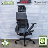 S-3022 - Steelcase Gesture with Headrest - Grade A