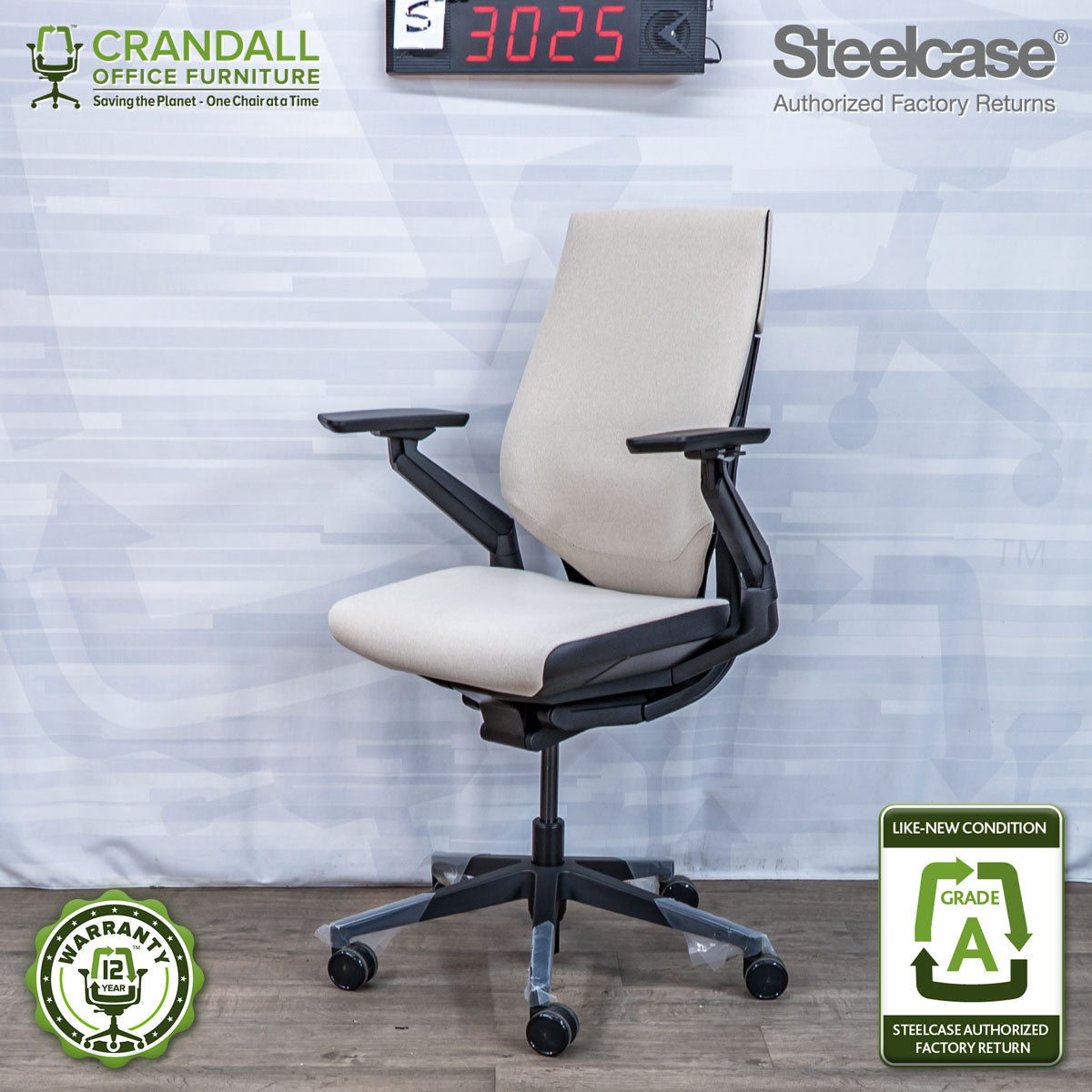 S-3025 - Steelcase Gesture - Grade A