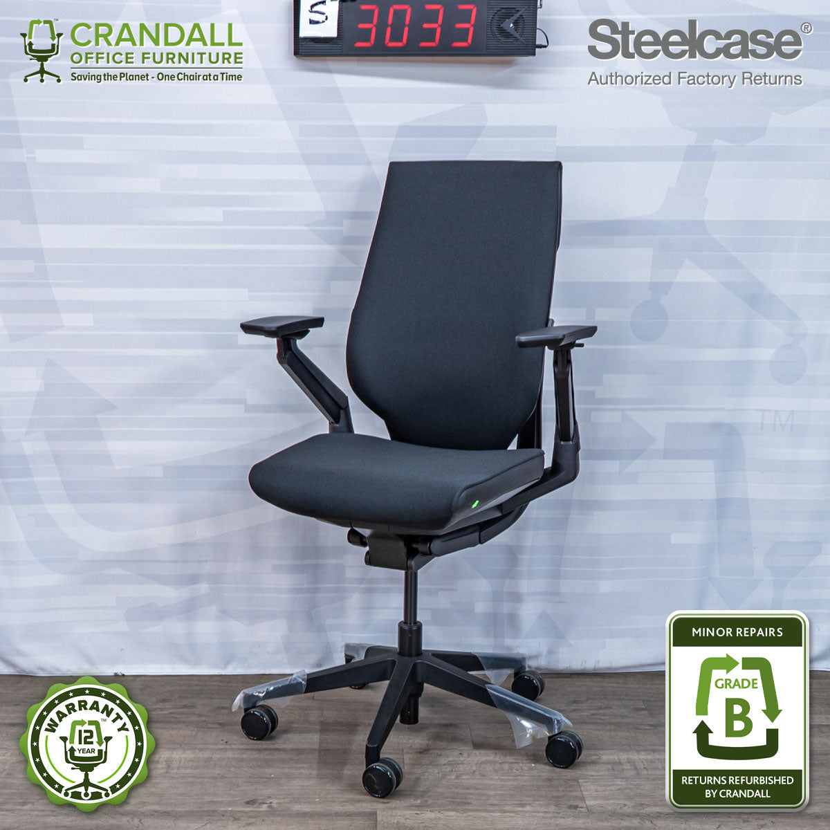 S-3033 - Steelcase Gesture - Grade B