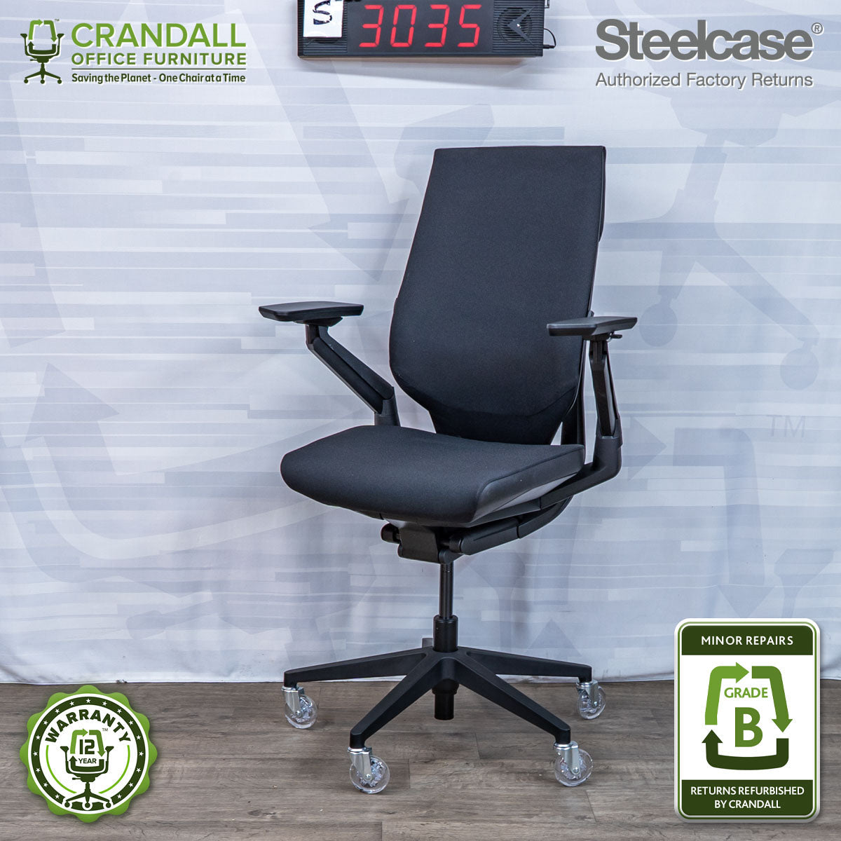 S-3035 - Steelcase Gesture - Grade B
