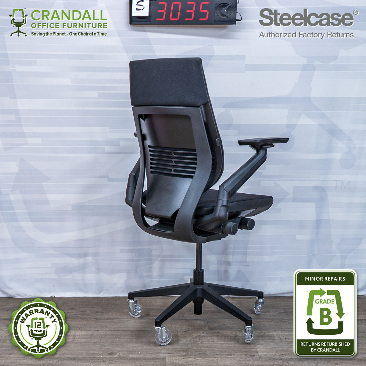 S-3035 - Steelcase Gesture - Grade B