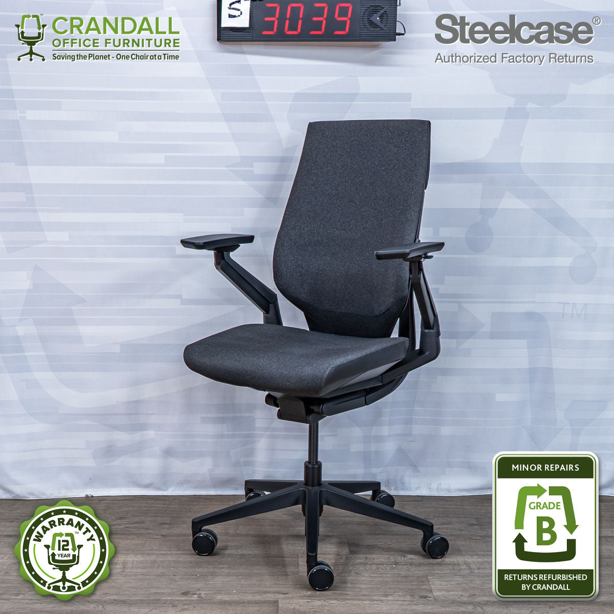 S-3039 - Steelcase Gesture - Grade B