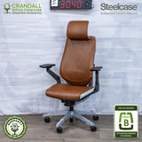 S-3040 - Steelcase Gesture with Headrest - Grade B