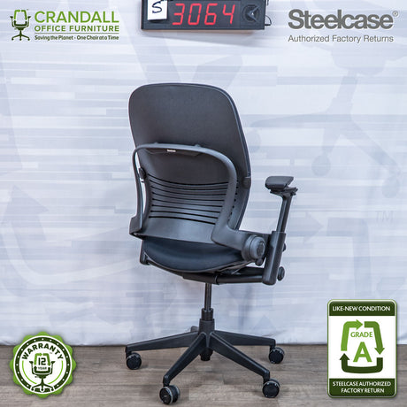S-3064 - Steelcase V2 Leap - Grade A