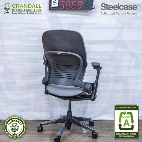 S-3069 - Steelcase V2 Leap - Grade A