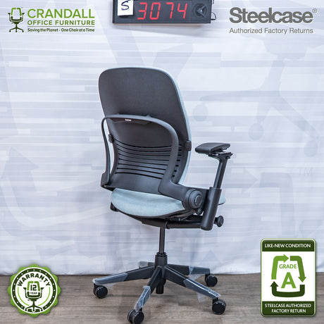 S-3074 - Steelcase V2 Leap - Grade A