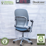 S-3075 - Steelcase V2 Leap - Grade A