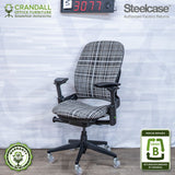 S-3077 - Steelcase V2 Leap - Grade B